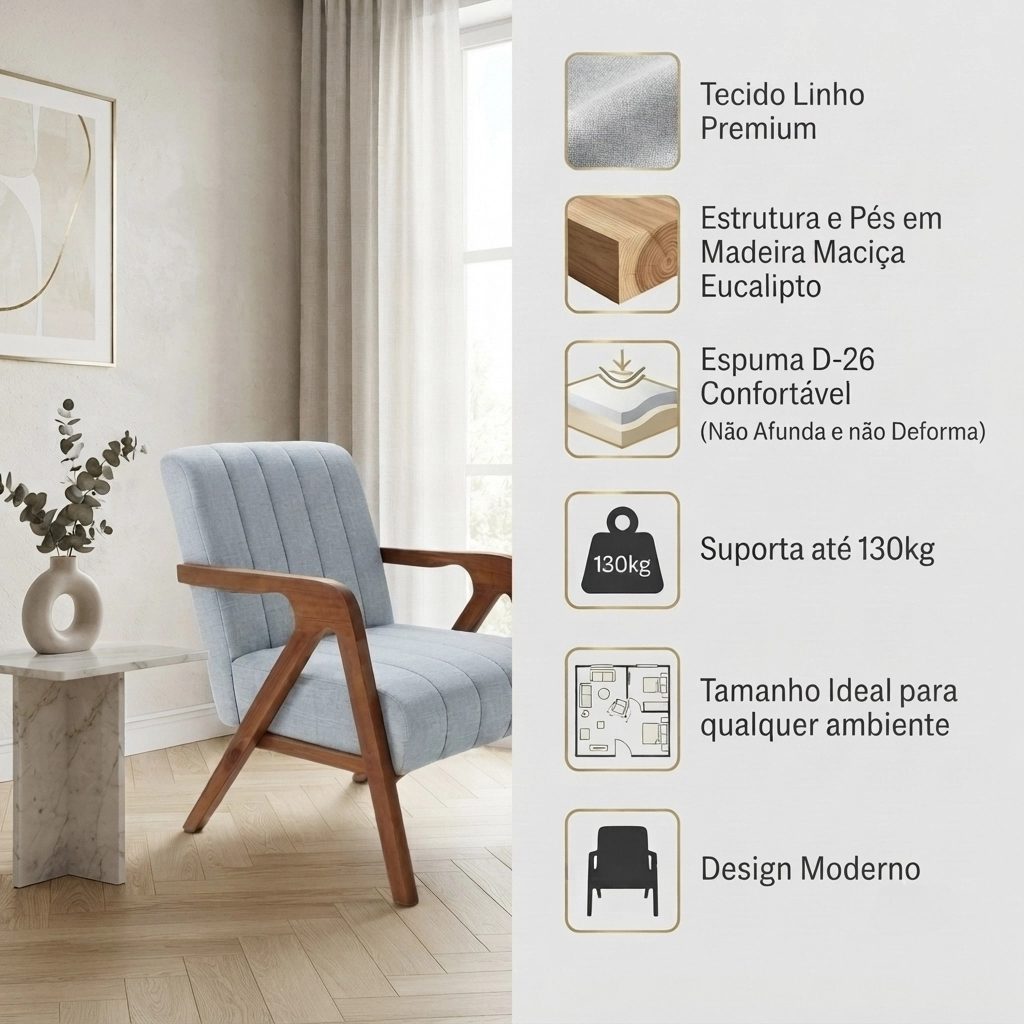 Kit 2 Poltronas Celine - foto 4